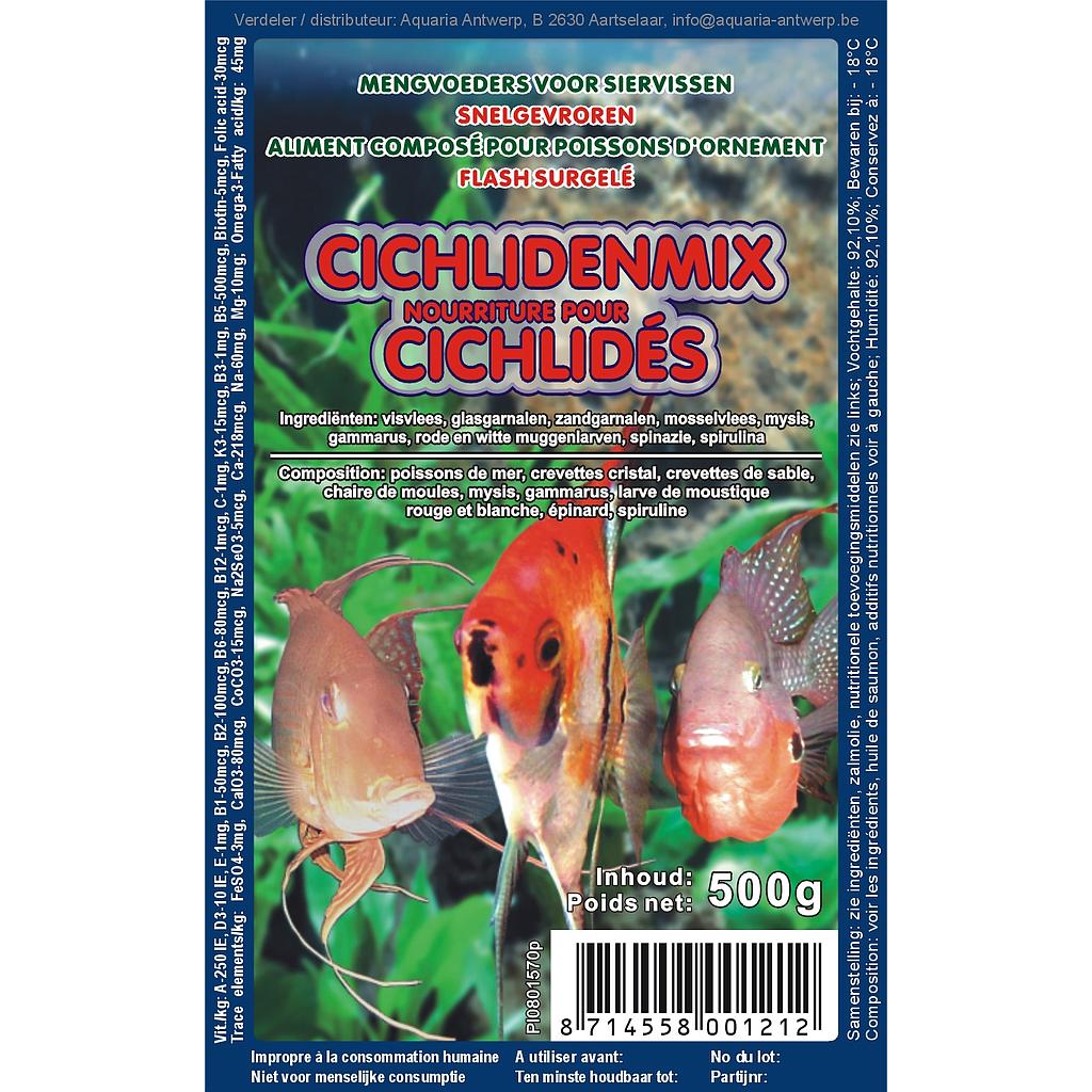 [5507] cichlidfood 500gr plaat/plaque