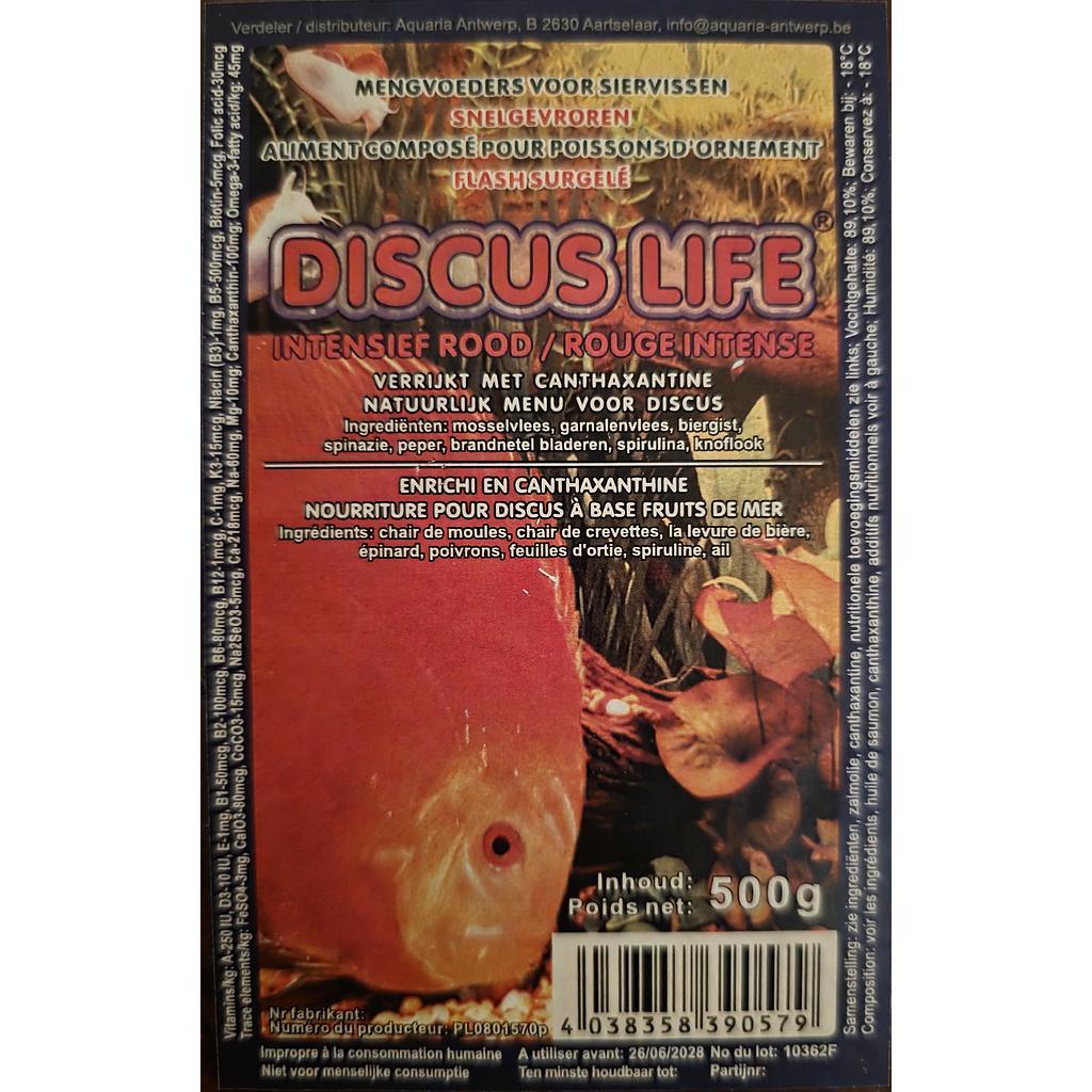 [5509] discus life intensive red 500gr plaat/plaque