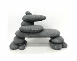 pebble mountain grey 27x12.5x17cm (polyester)