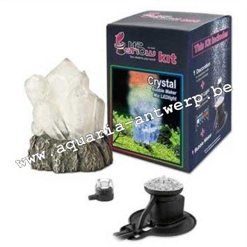 hydor h2show deco kit cristal (airpump/blue light/deco)