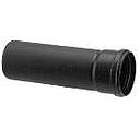 buis zwart 100cm dia 80mm met dichtingsrubber