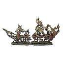 deco broken ship 58.6cm - 2 parts