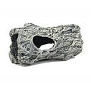 deco hollow log grey 12x6x6cm