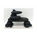 pebble mountain black 27x12.5x17cm (polyester)